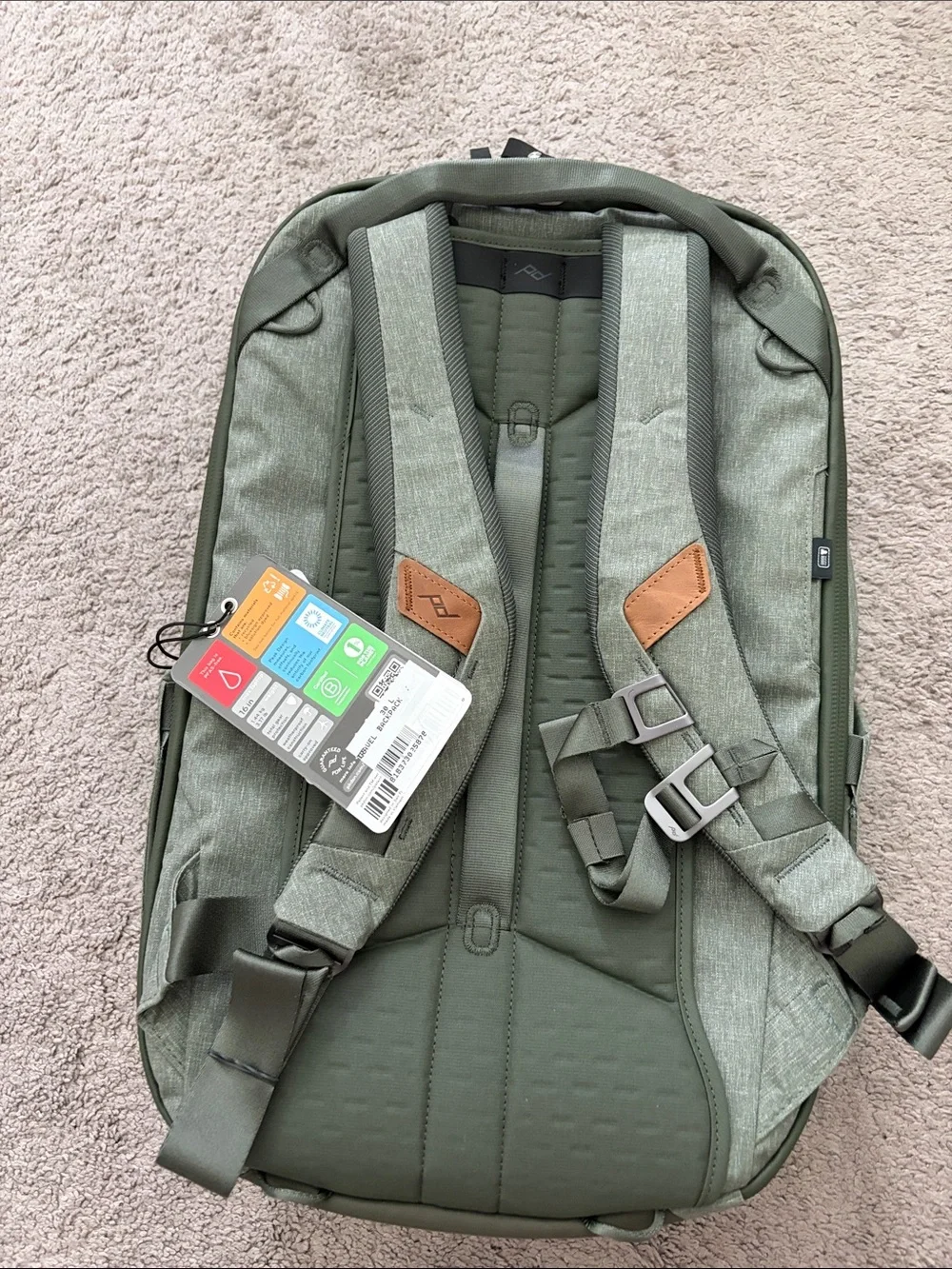 Men's Olive Green Everyday Travel Backpack